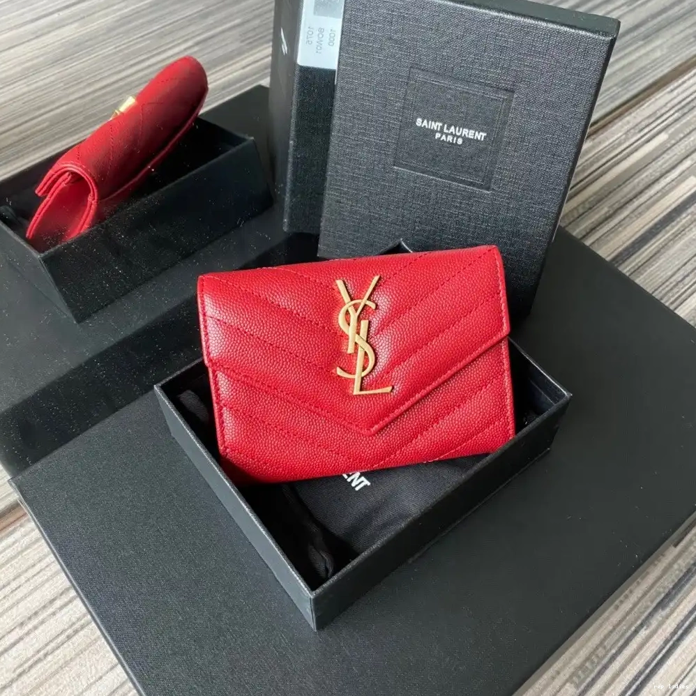 Repzbay REP SMALL MONOGRAM WALLET IN ENVELOPE YSL 0621